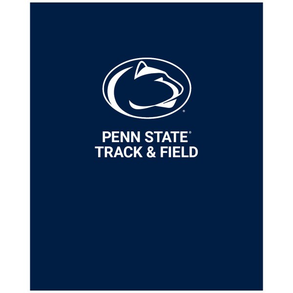 navy folder with Penn State Track & Field below Athletic Logo
